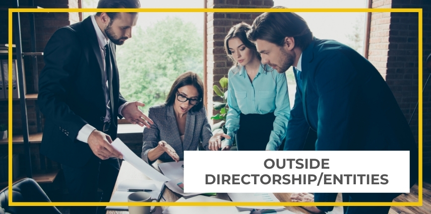 Outside Directorship/Entities